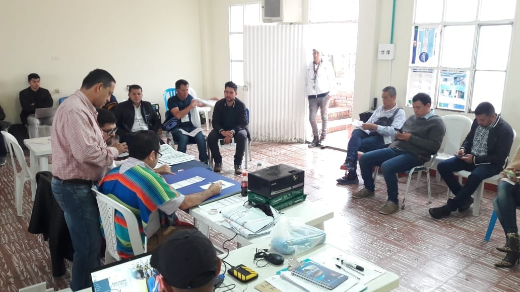 Escrutinio en Florián, Santander.