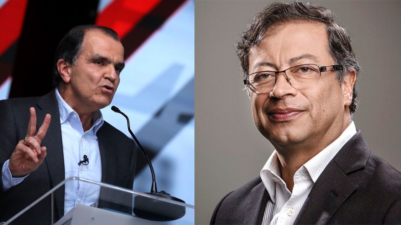 Óscar Iván Zuluaga y Gustavo Petro