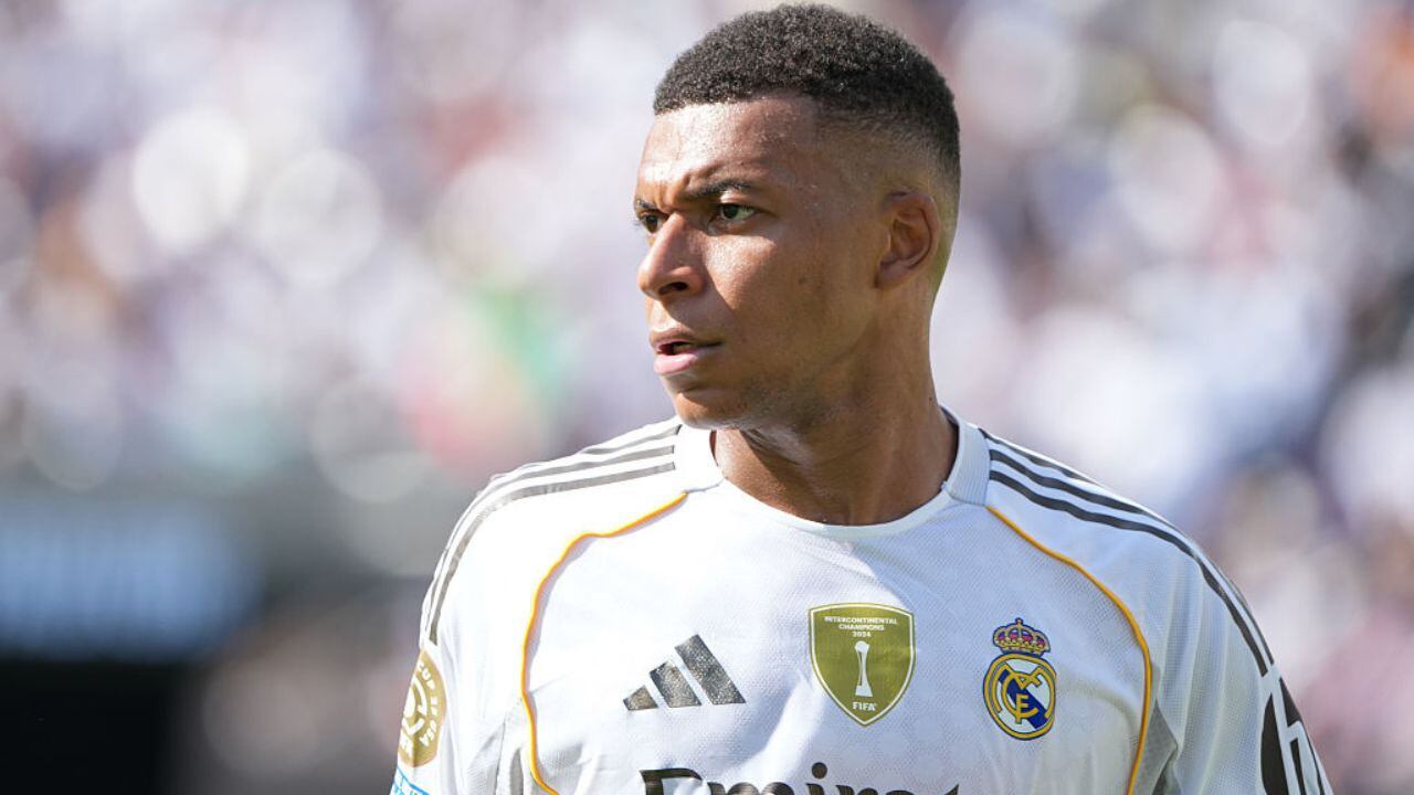 Mbappé con los colores del Real Madrid.
