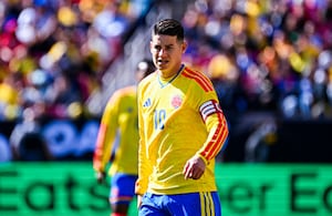 James Rodríguez, capitán de la Selección Colombia de mayores.