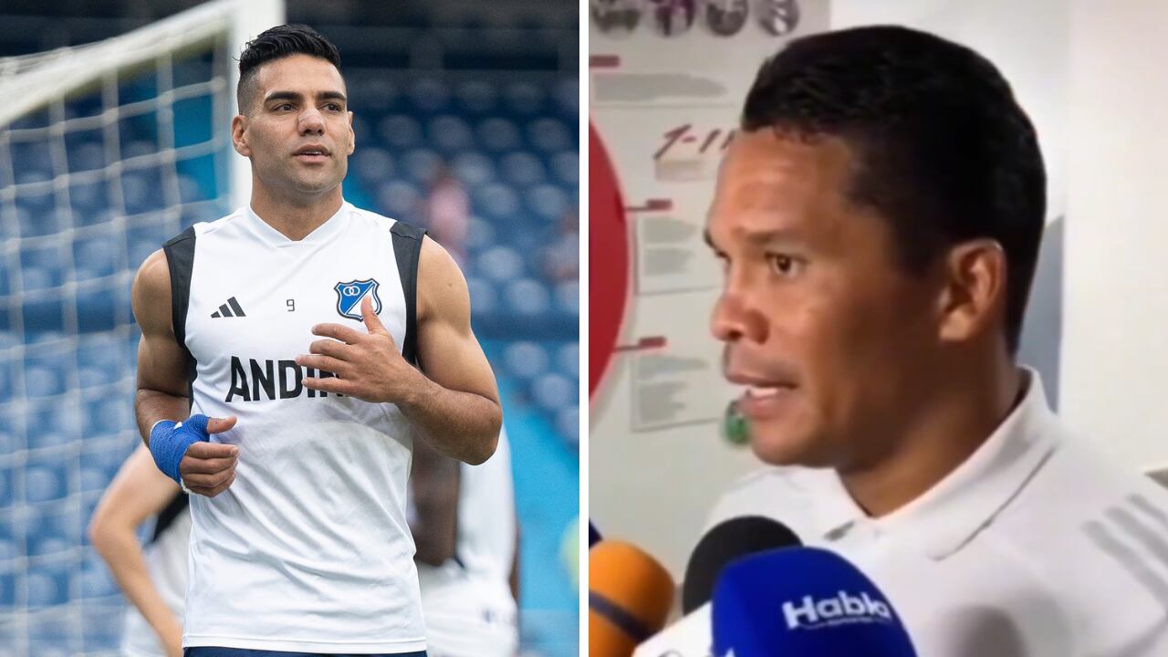 Falcao y Carlos Bacca se volvieron a encontrar en Barranquilla