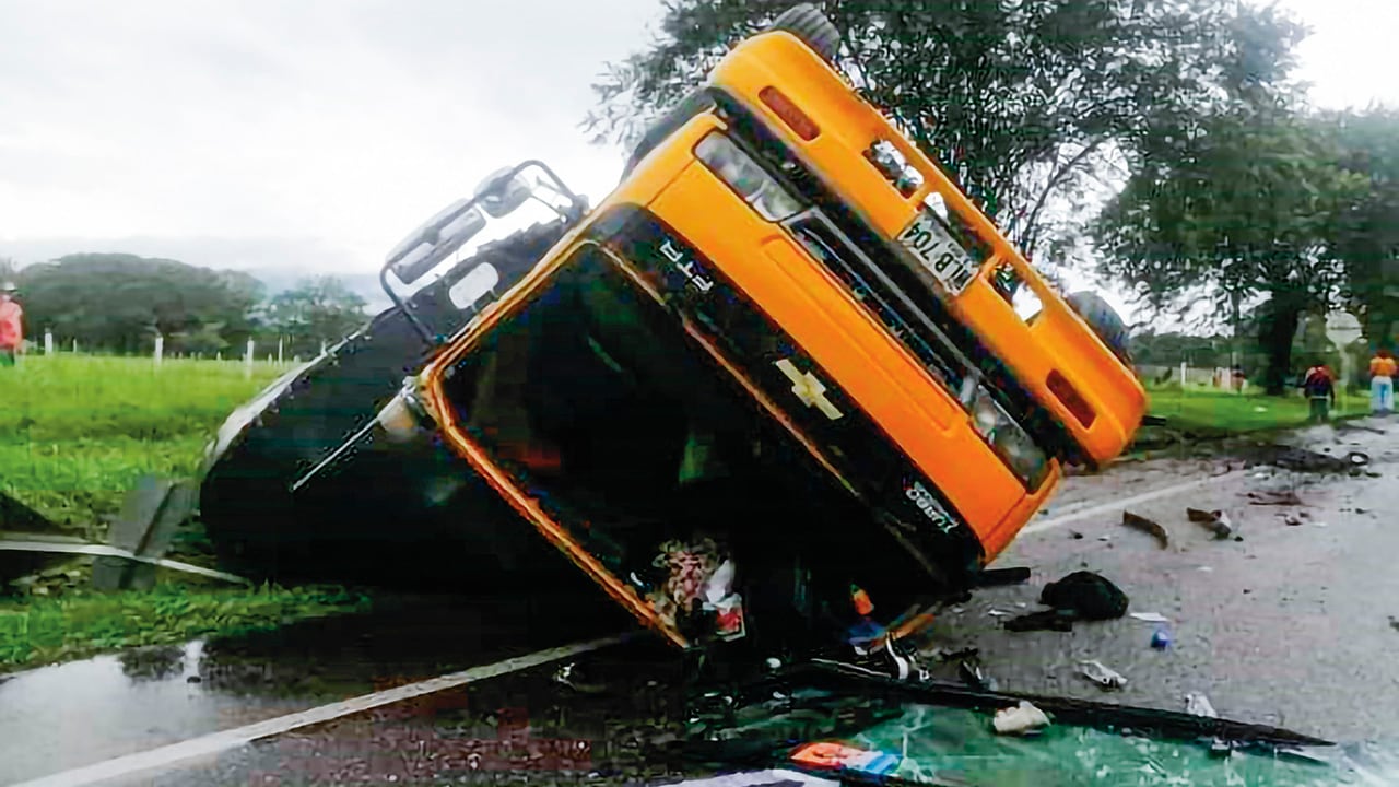 Solo en Semana Santa se registraron 262 accidentes, con 83 fallecidos y 352 lesionados.