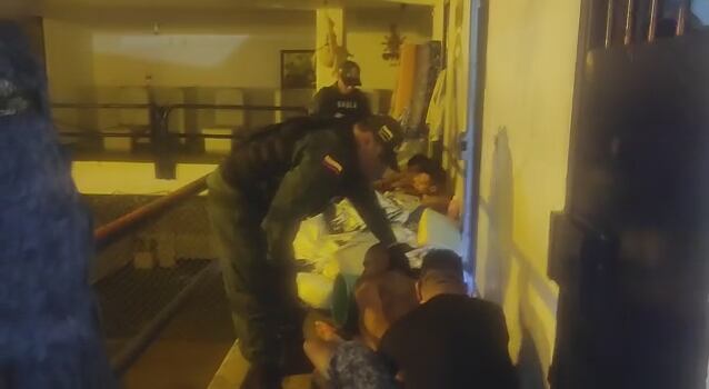 Allanamiento celda de Negro Ober.