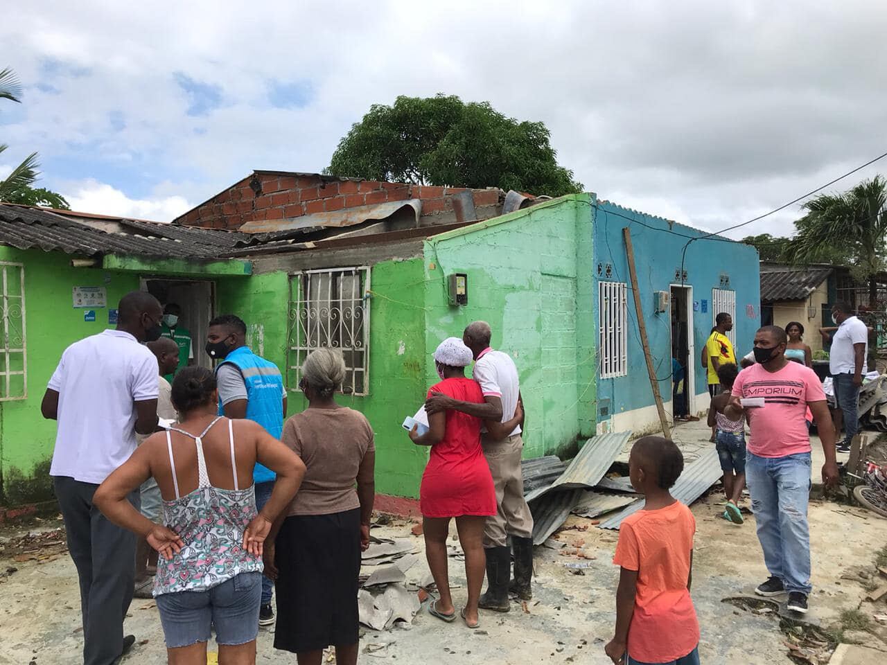 80 viviendas sin techo, el saldo que dejan las fuertes lluvias en Turbo