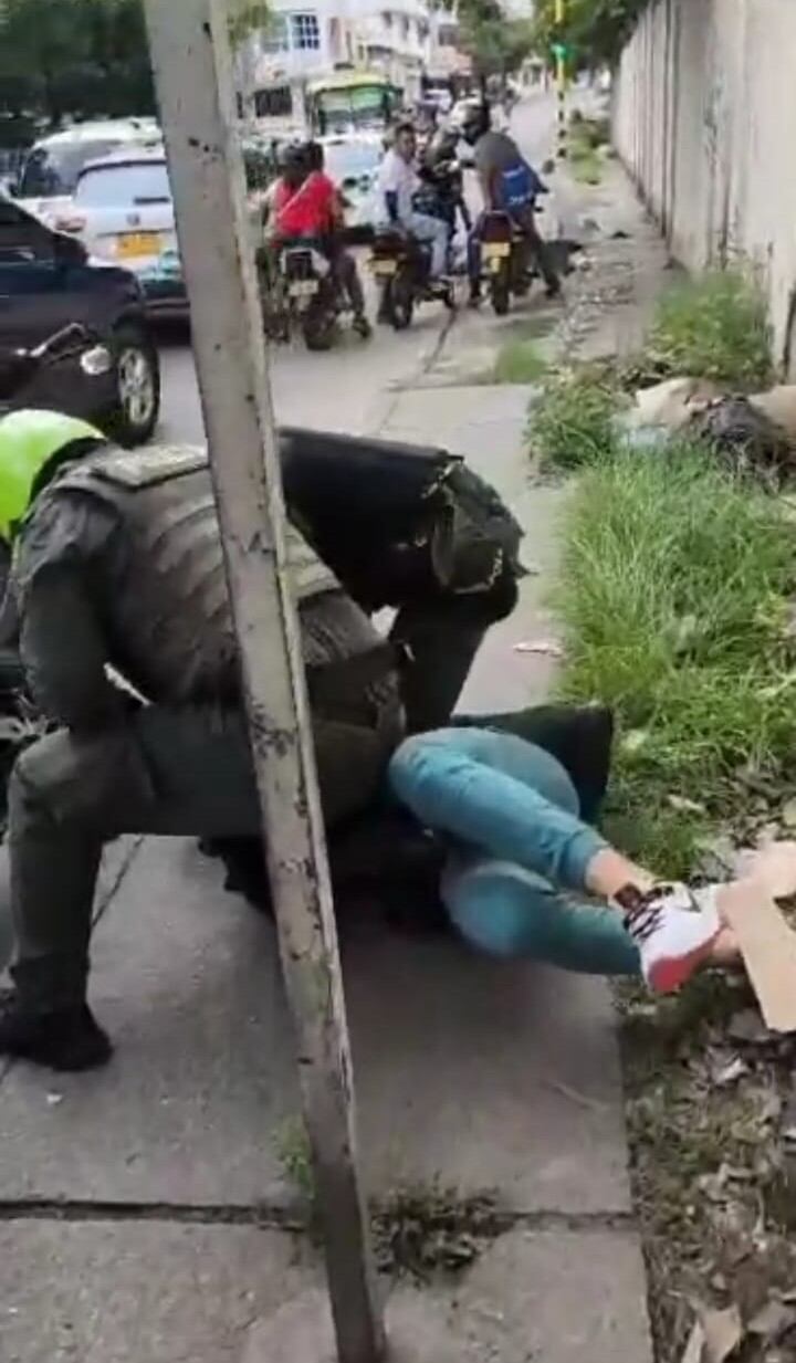 Presunto caso de abuso policial en Cartagena