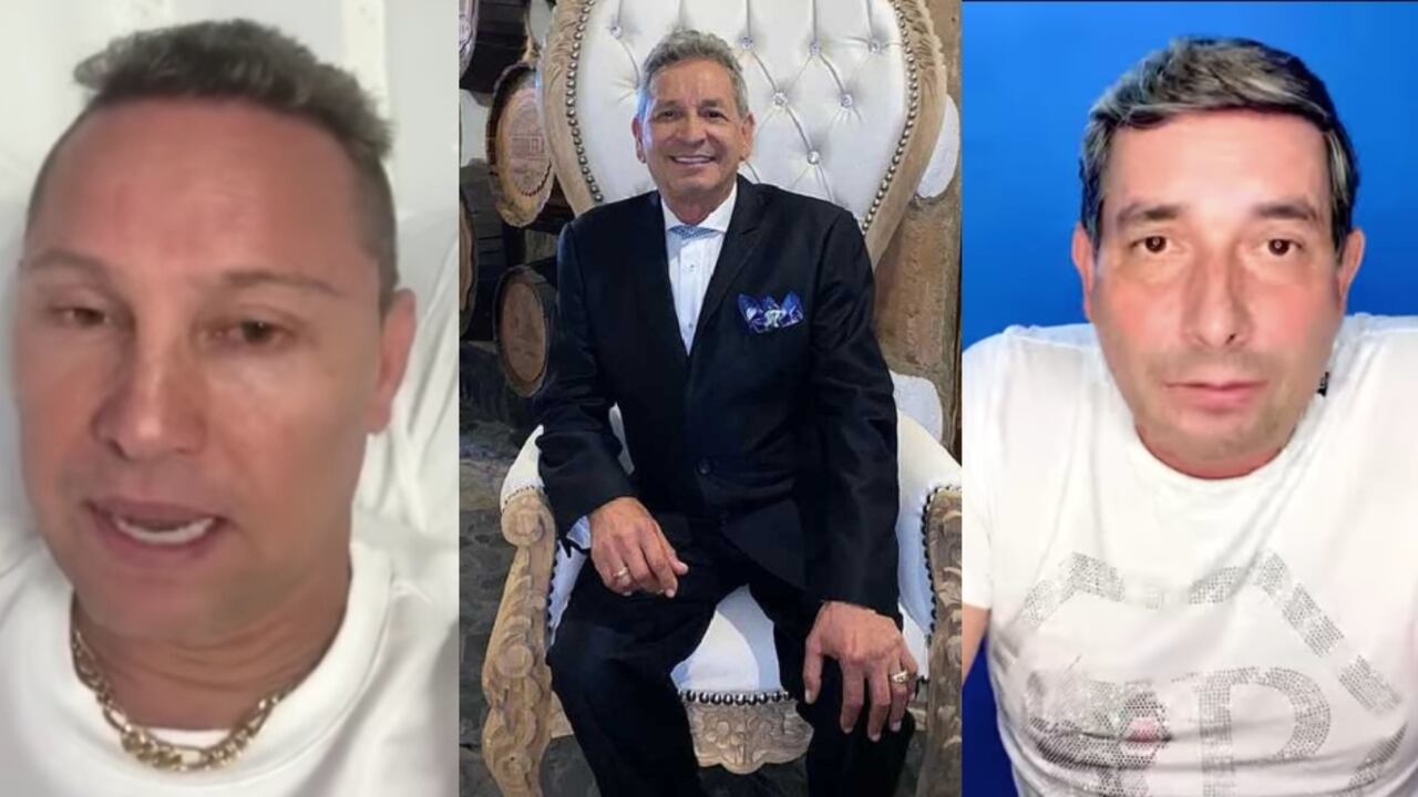 Giovanny Ayala, Darío Gómez y Nelson Gómez.