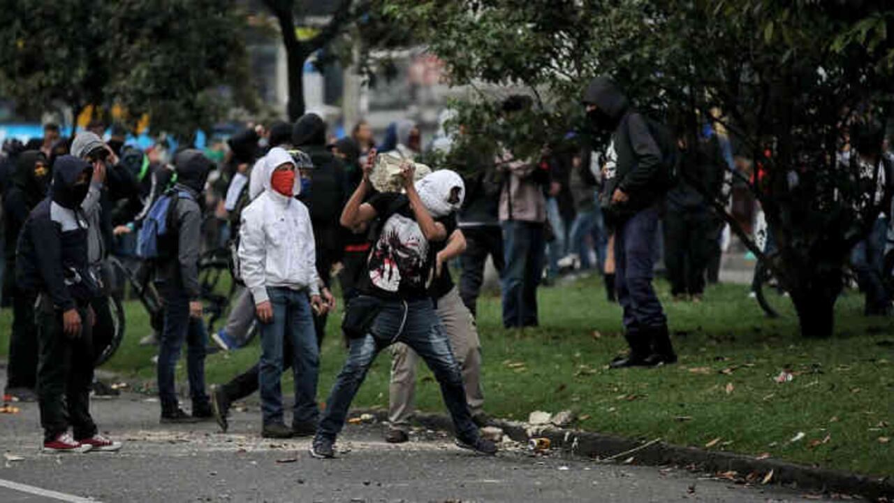 Foto de las manifestaciones estudiantiles del pasado 9 de noviembre. Foto: Esteban Vega | SEMANA.
