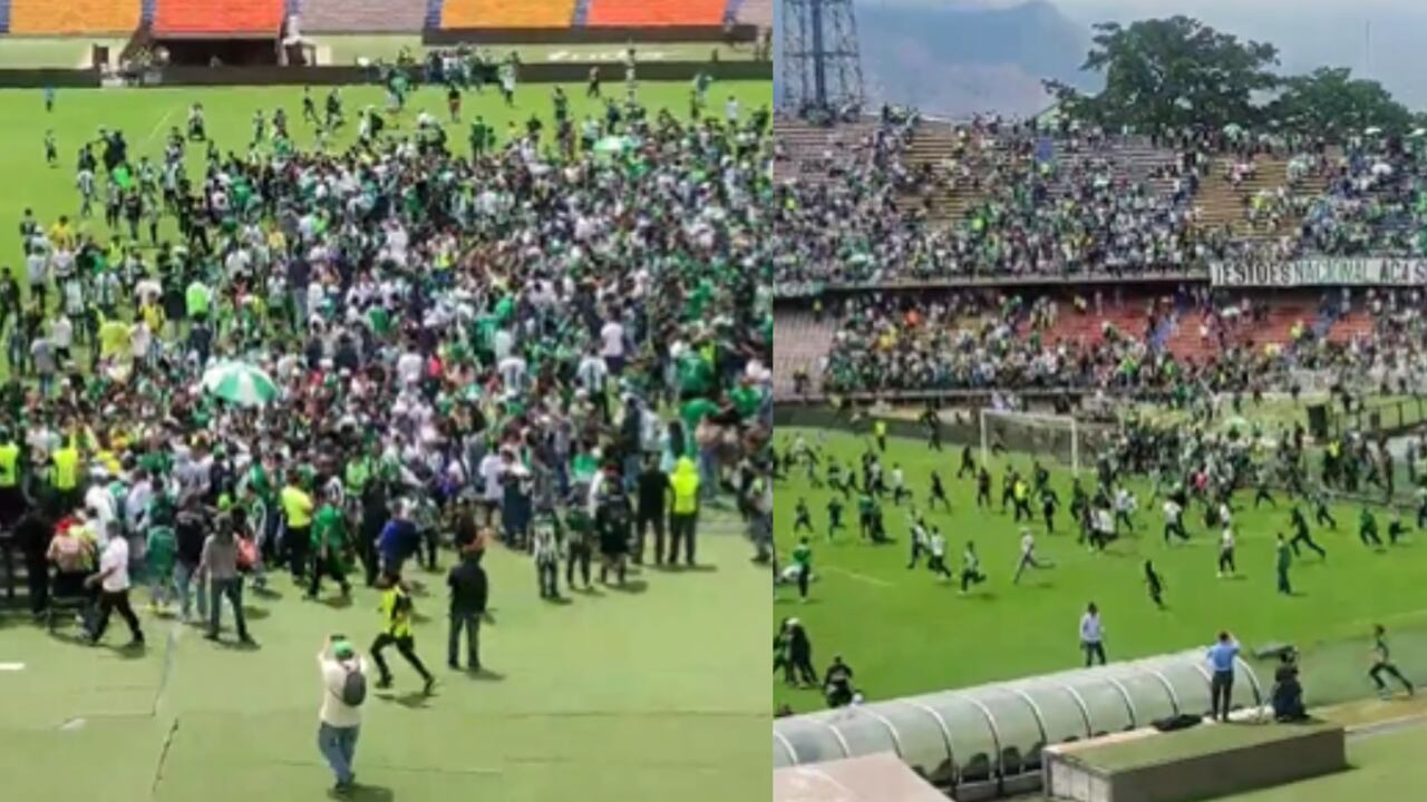 Atlético Nacional hinchas. Foto: Captura de pantalla video - @RadioMunera