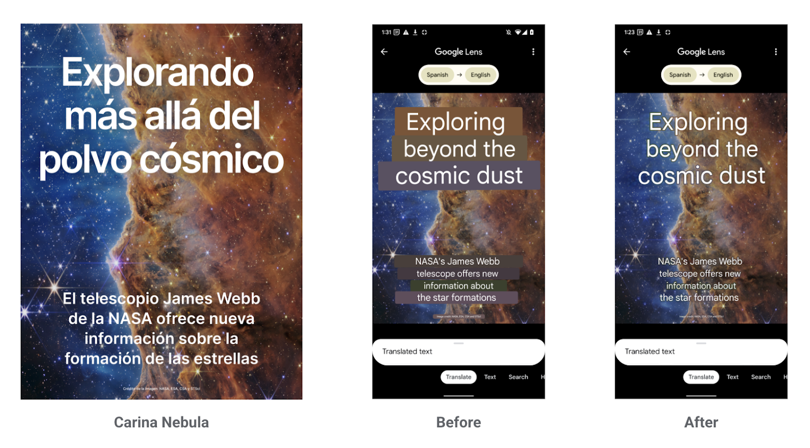 El nuevo sistema multibúsqueda de Google usa imágenes y texto para consultar información en la web.