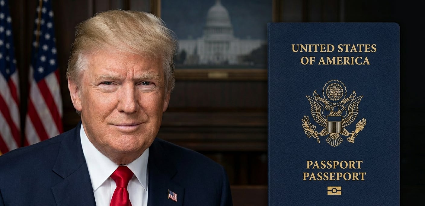 Edición conmemorativa de pasaportes incluirá la imagen de Donald Trump por los 250 años de independencia de EE. UU.