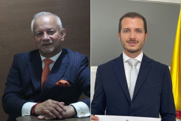 Luis Eduardo Garcia Rojas y Carlos David José Mosquera Navía. FOTOS: Tomadas de la página web de la Cancillería