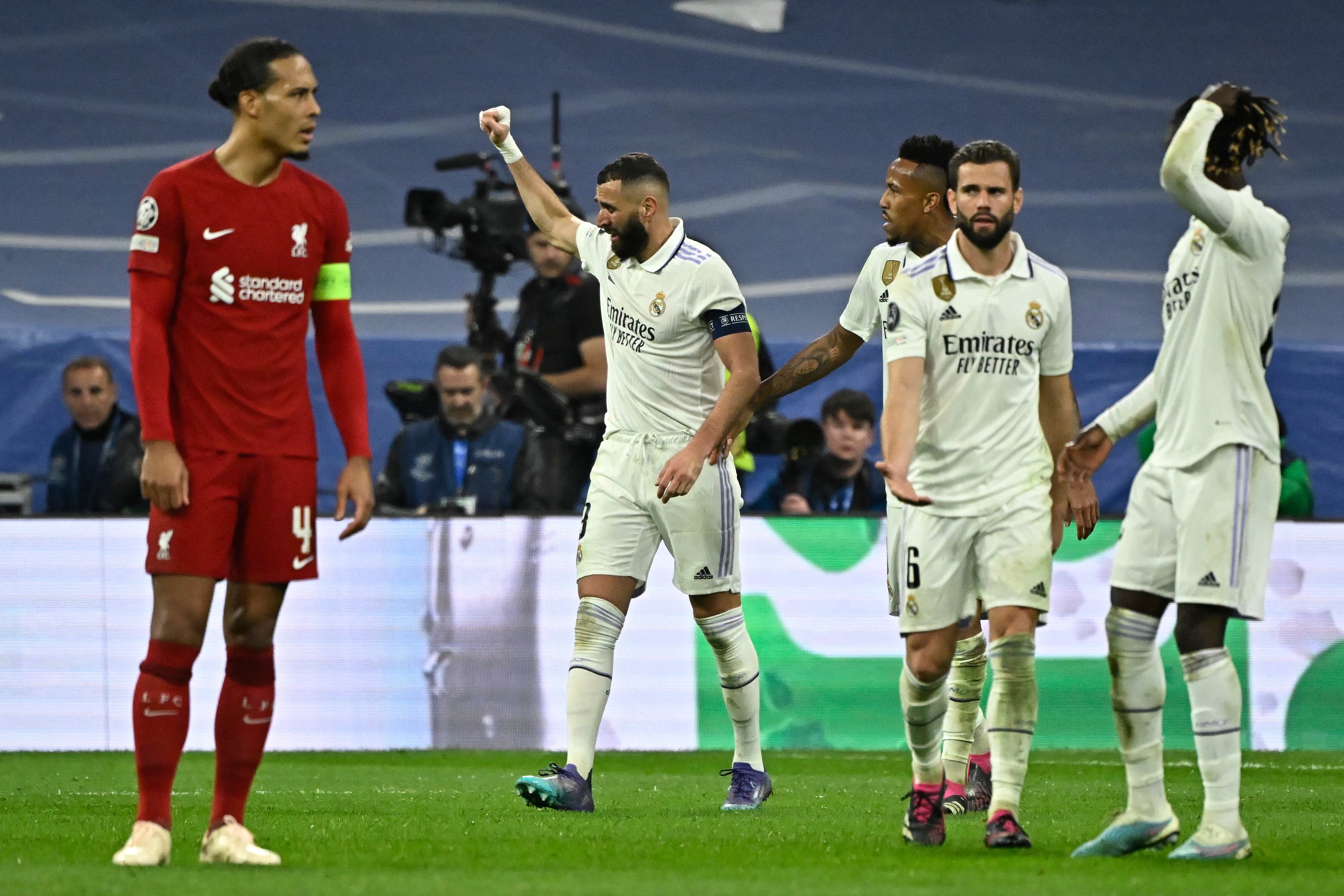 Karim Benzema le ha marcado siete de las ocho veces que se ha enfrentado a Liverpool.