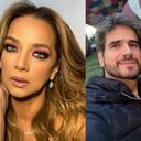 La presentadora aclaró el beso con el actor colombiano.