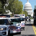 Amenaza de bomba en el Capitolio de EE.UU.Foto: AFP