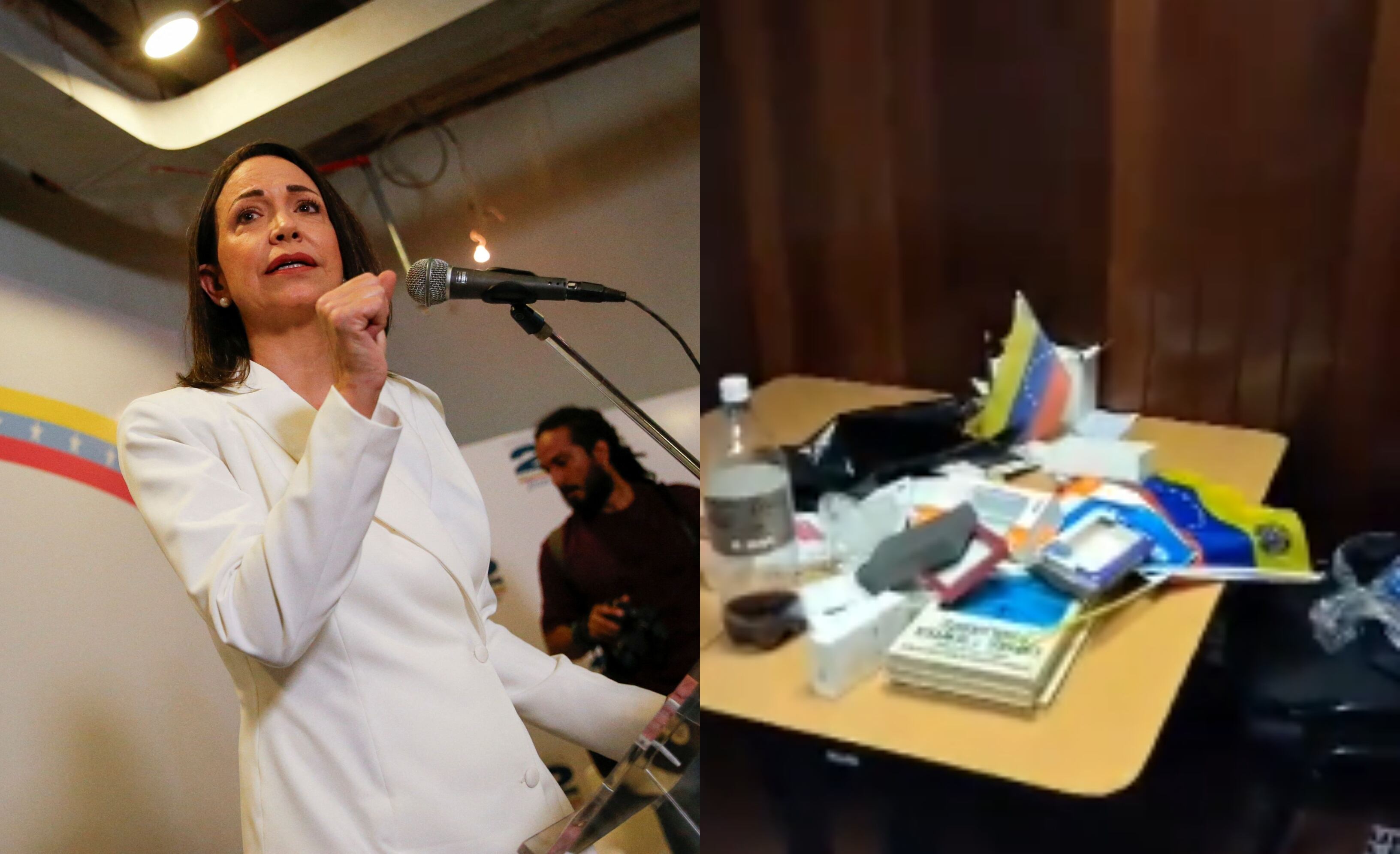 Asalto oficina de María Corina Machado.