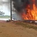 Policía destruye infraestructura de la minería ilegal.