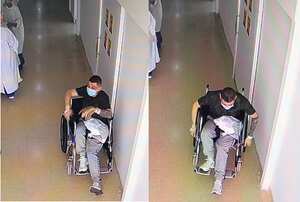 Privado de la Libertad al interior del Hospital La María.