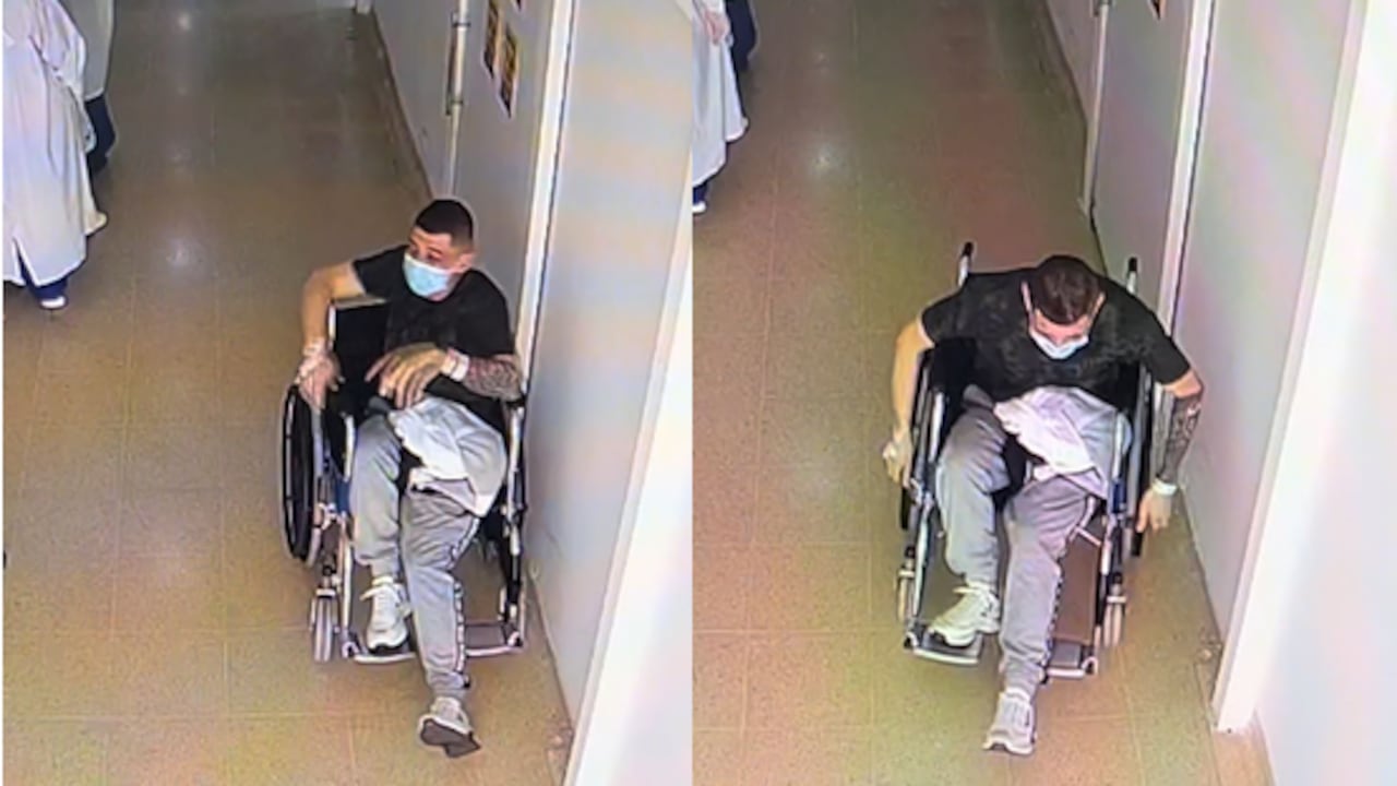 Daniel Aguilar Rendón, privado de la libertad, al interior del Hospital La María.