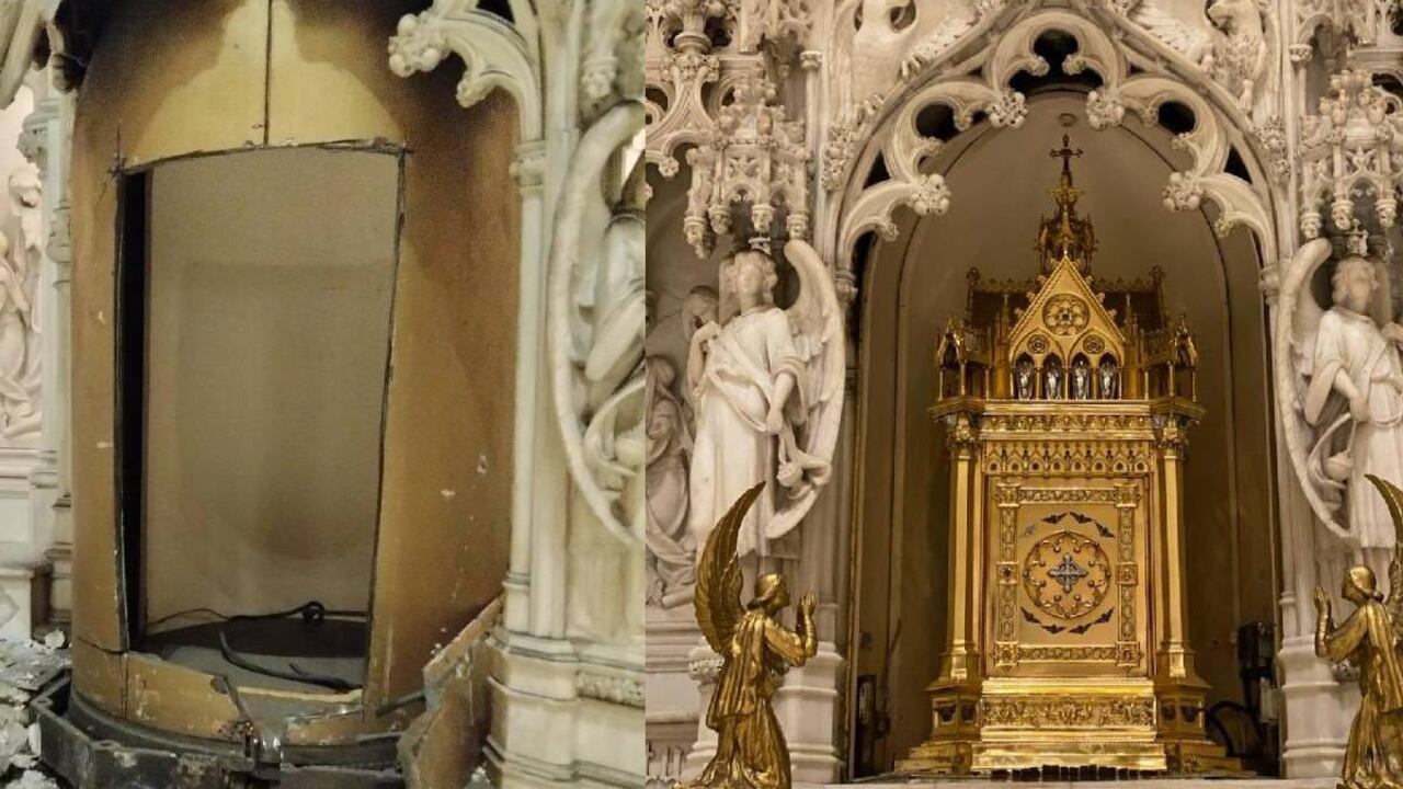 El sagrario hurtado está avaluado en dos millones de dólares