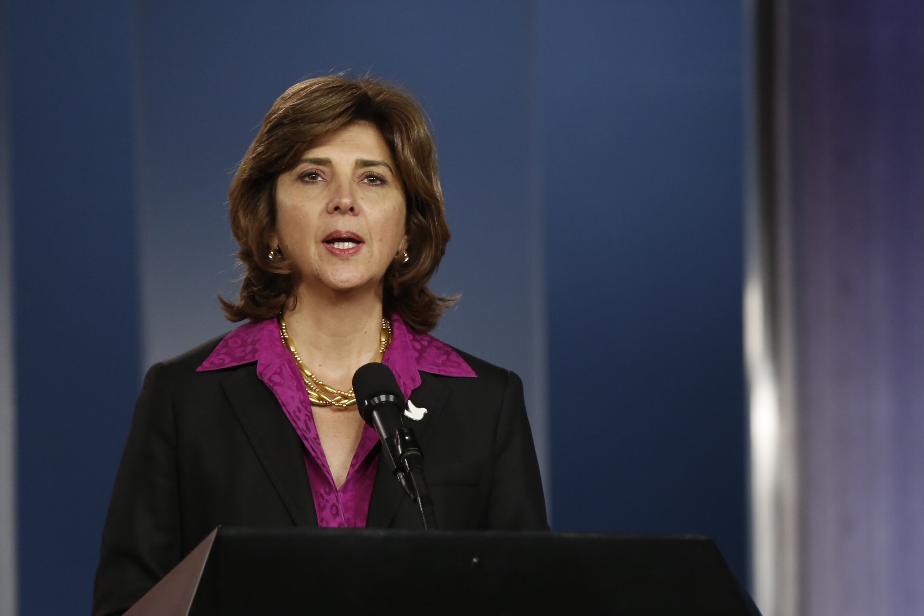 María Ángela Holguín, excanciller de Colombia.