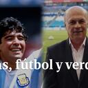 Diego Armando Maradona y Carlos Antonio Vélez