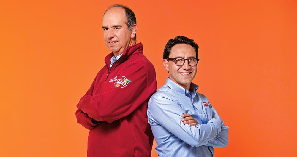 Camilo Romero (izquierda) y Rodrigo Novillo son los copresidentes de CasaLuker. El primero se dedica al negocio internacional, y el segundo, al doméstico. 