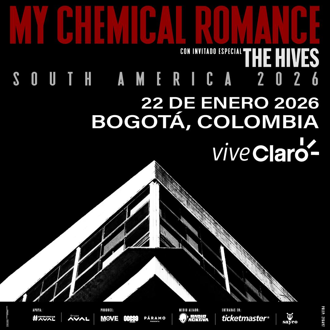 ¿My Chemical Romance + The Hives? Habrá intensidad.