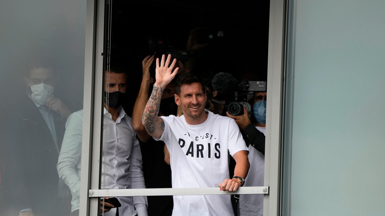 Lionel Messi llegó a París.