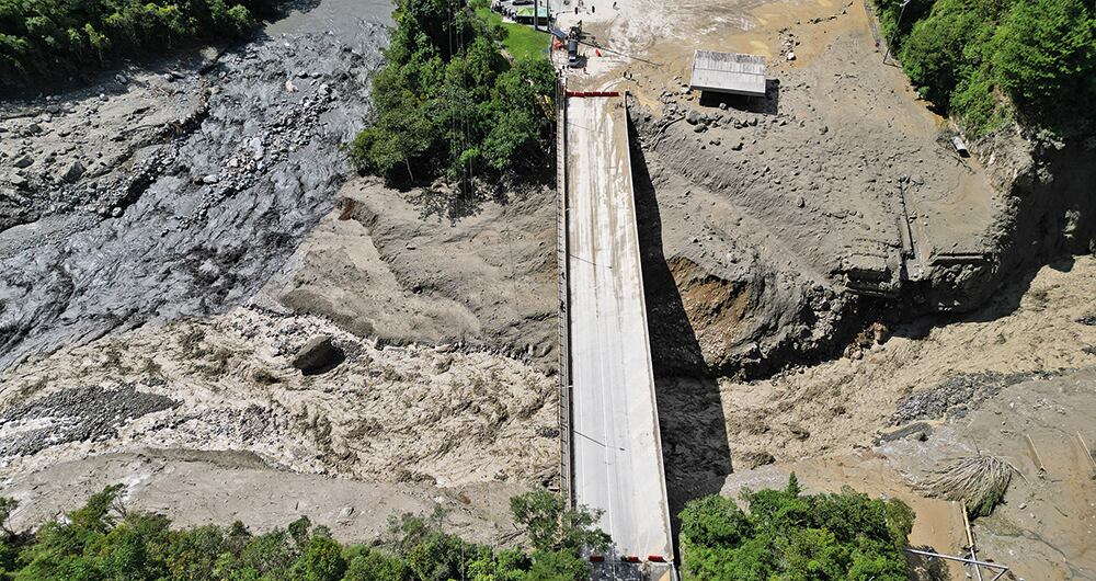 El cuerpo fue hallado en la vereda Naranjal, lugar donde la avalancha atacó con más fuerza.