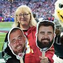 Los Kelce fueron los primeros hermanos en enfrentarse en un Super Bowl y la madre de ambos, Donna Kelce, estuvo presente para felicitar a Travis y consolar a Jason