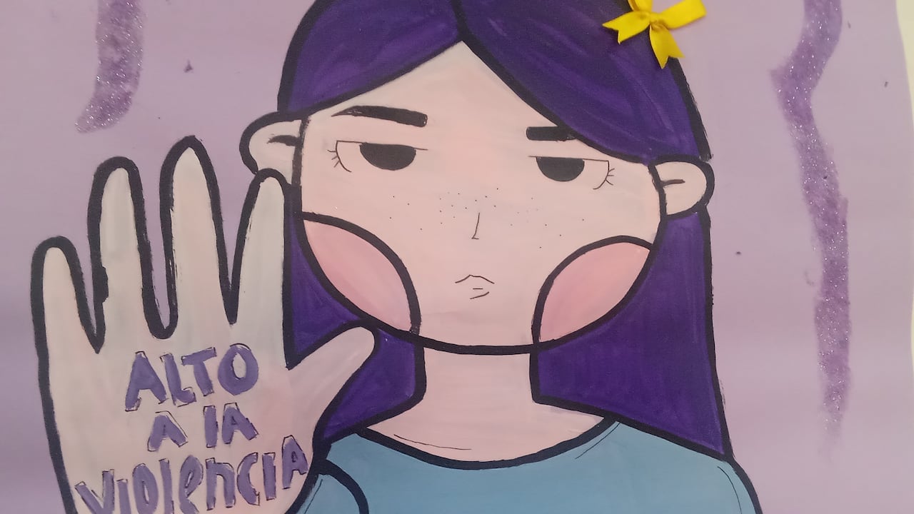 Organizaciones sociales del Cauca rechazan con esta foto la violencia de género.