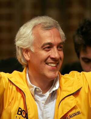 SAMUEL MORENO.
CELEBRACION TRIUNFO ALCALDIA.
BOGOTA OCTUBRE 28 DE 2007.
FOTO: JUAN CARLOS SIERRA-REVISTA SEMANA.