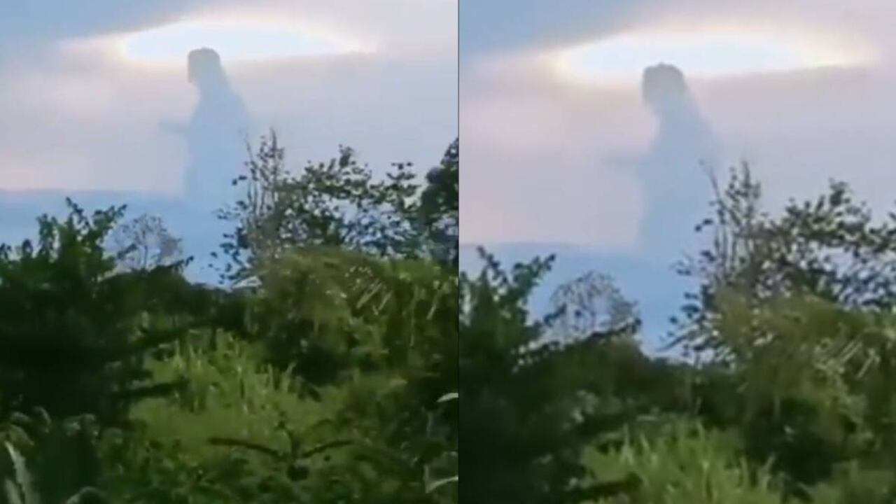 Unos usuarios dela red social Twitter lo compararon con Jesús, otros en cambio lo asemejaron con un Dinosaurio.