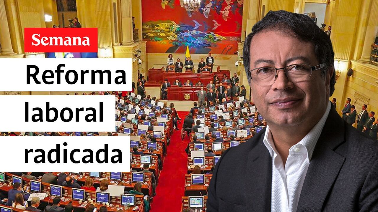 Atención: Petro radica en el Congreso la reforma laboral