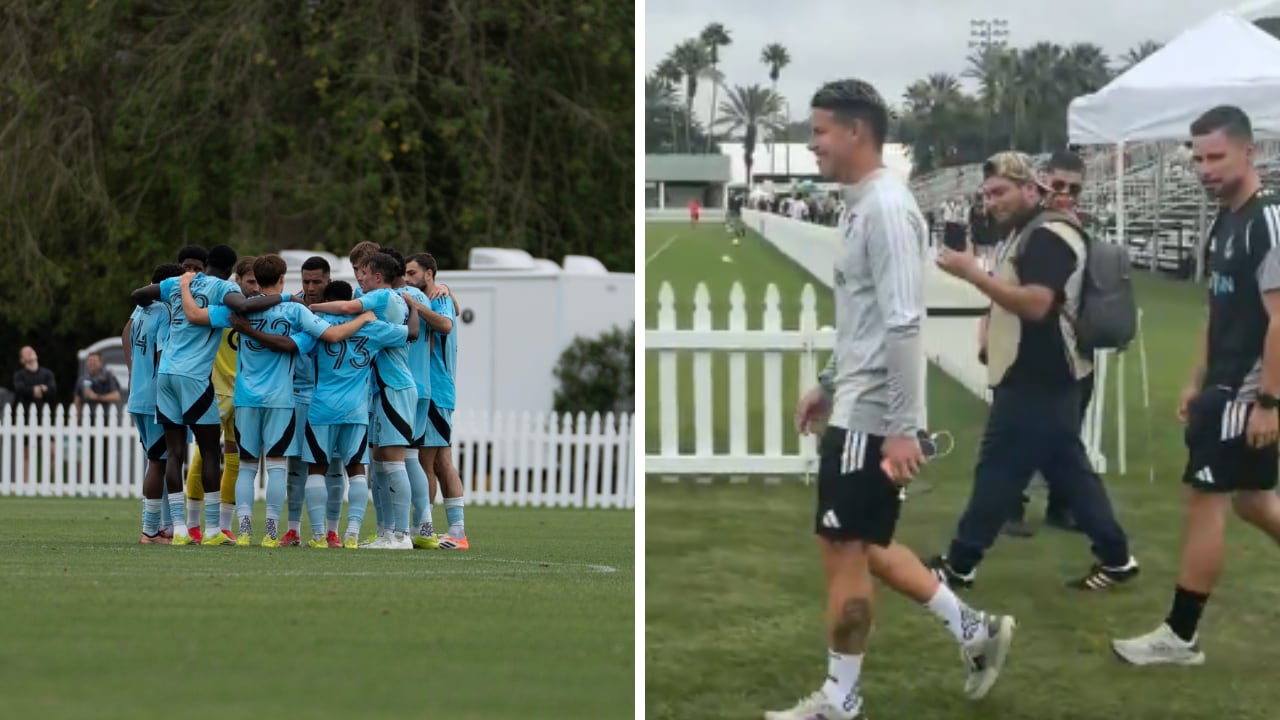 James Rodríguez, presente en el partido de pretemporada del Minnesota United ante DC.