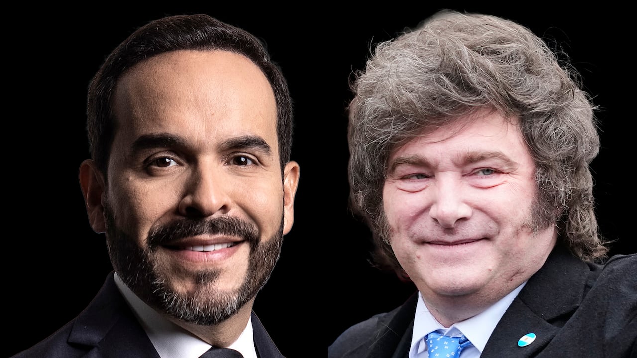 Abelardo De La Espriella y Javier Milei.