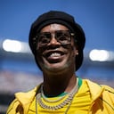 Ronaldinho en medio de la final del pasado Mundial 2026