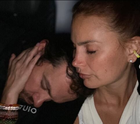 Juliana Galvis y su expareja  Joaquín Caicedo Russi, quien falleció, pero no se conocen detalles de lo ocurrido.