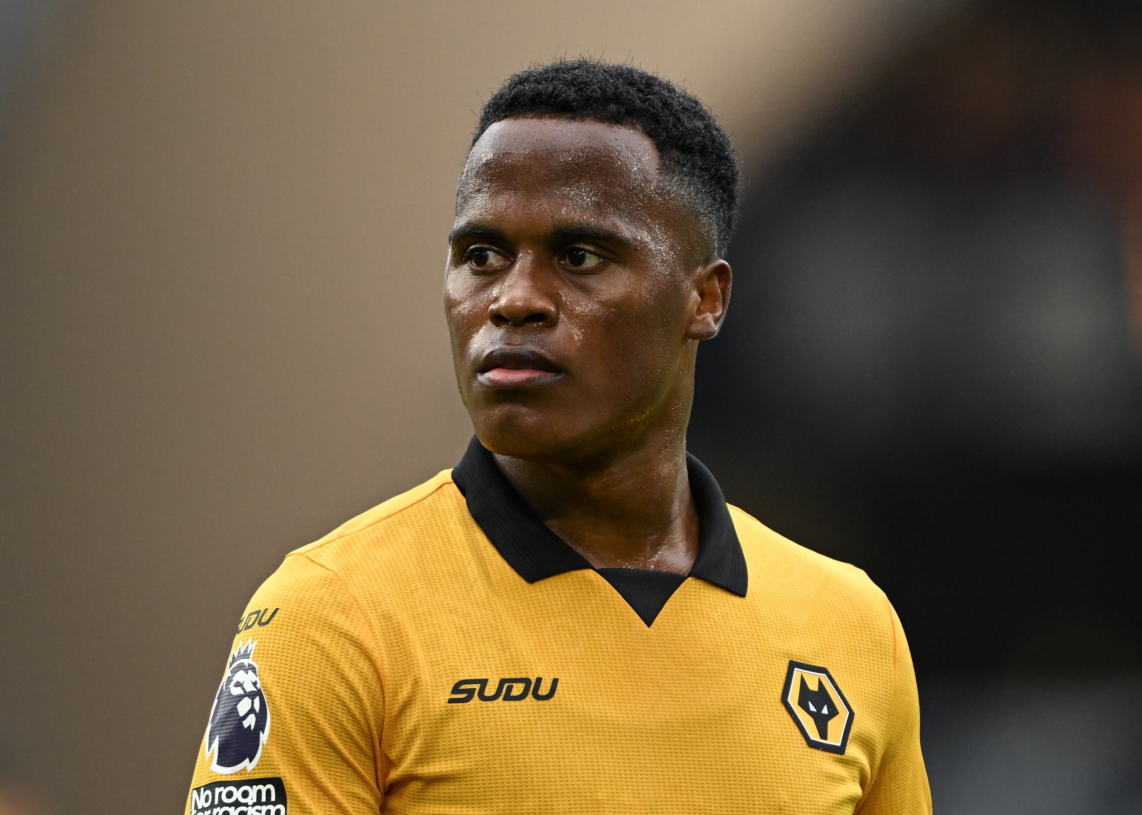 Wolverhampton Wanderers' Jhon Arias during the Premier League match at Molineux Stadium, Wolverhampton. Picture date: Saturday September 20, 2025. (Photo by Cody Froggatt/PA Images via Getty Images)