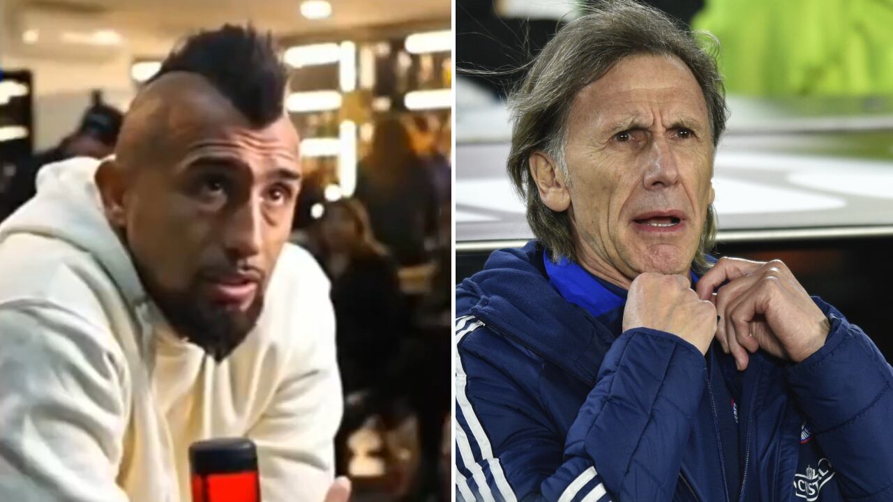 Arturo Vidal criticó la gestión de Ricardo Gareca al frente de Chile.