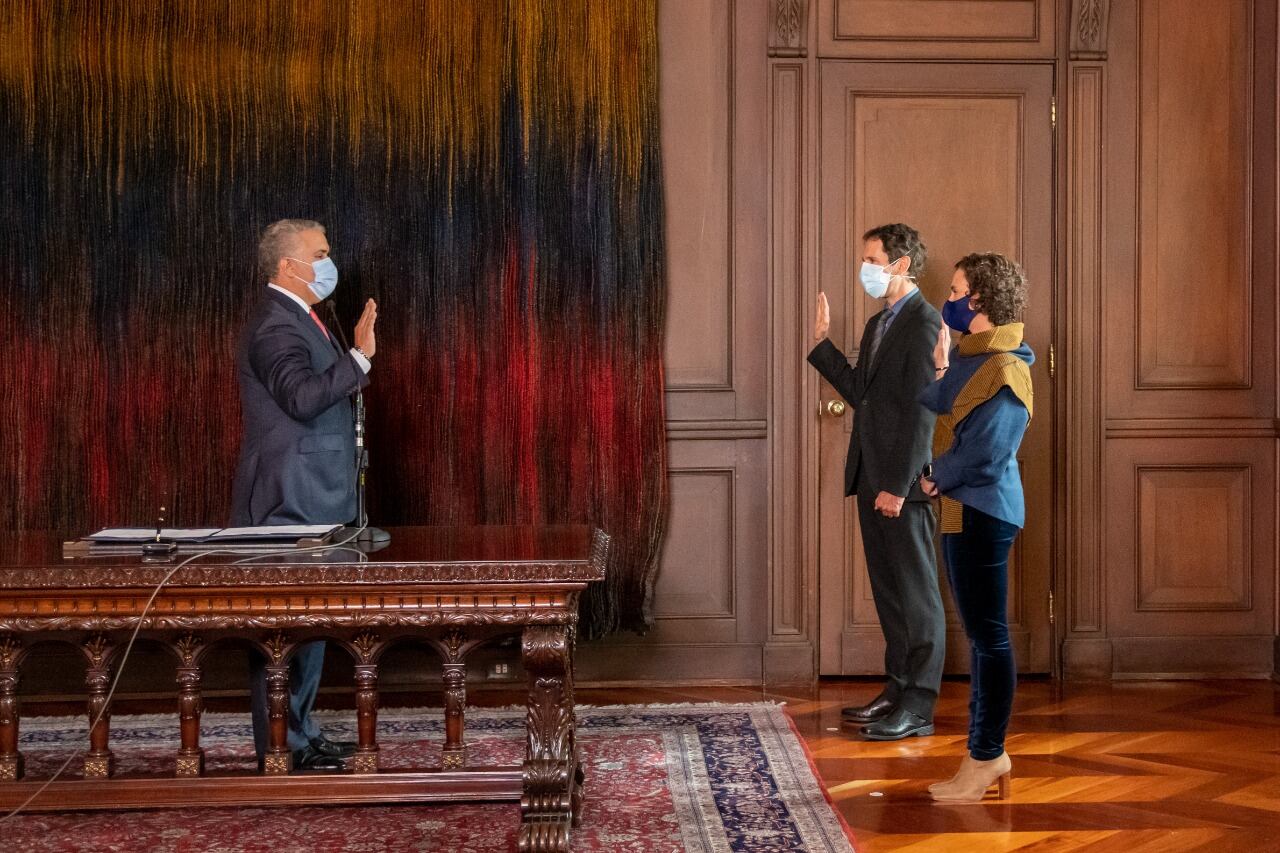 Iván Duque presidente de Colombia posesión Viviana Taboada Banco de la República