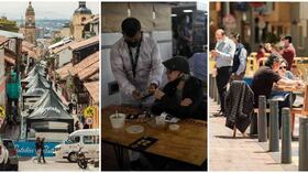 Tras meses de incertidumbre, los restaurantes de Bogotá abrieron sus puertas este jueves. Menús digitalizados, protocolos de distanciamiento y reservas online, son los protagonistas de esta nueva normalidad.