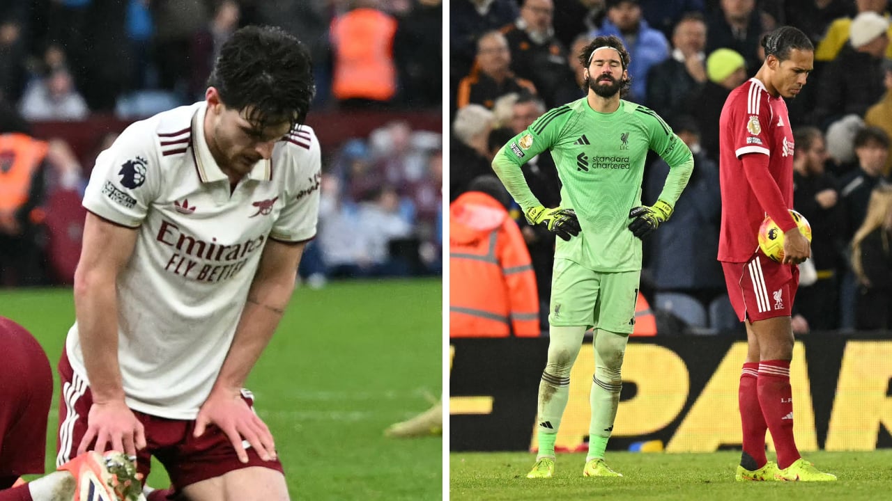 Tabla de posiciones en Premier League con el tropiezo de Arsenal y el empate de Liverpool.