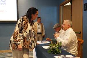 Senadora María Fernanda Cabal con el Expresidente Álvaro Uribe