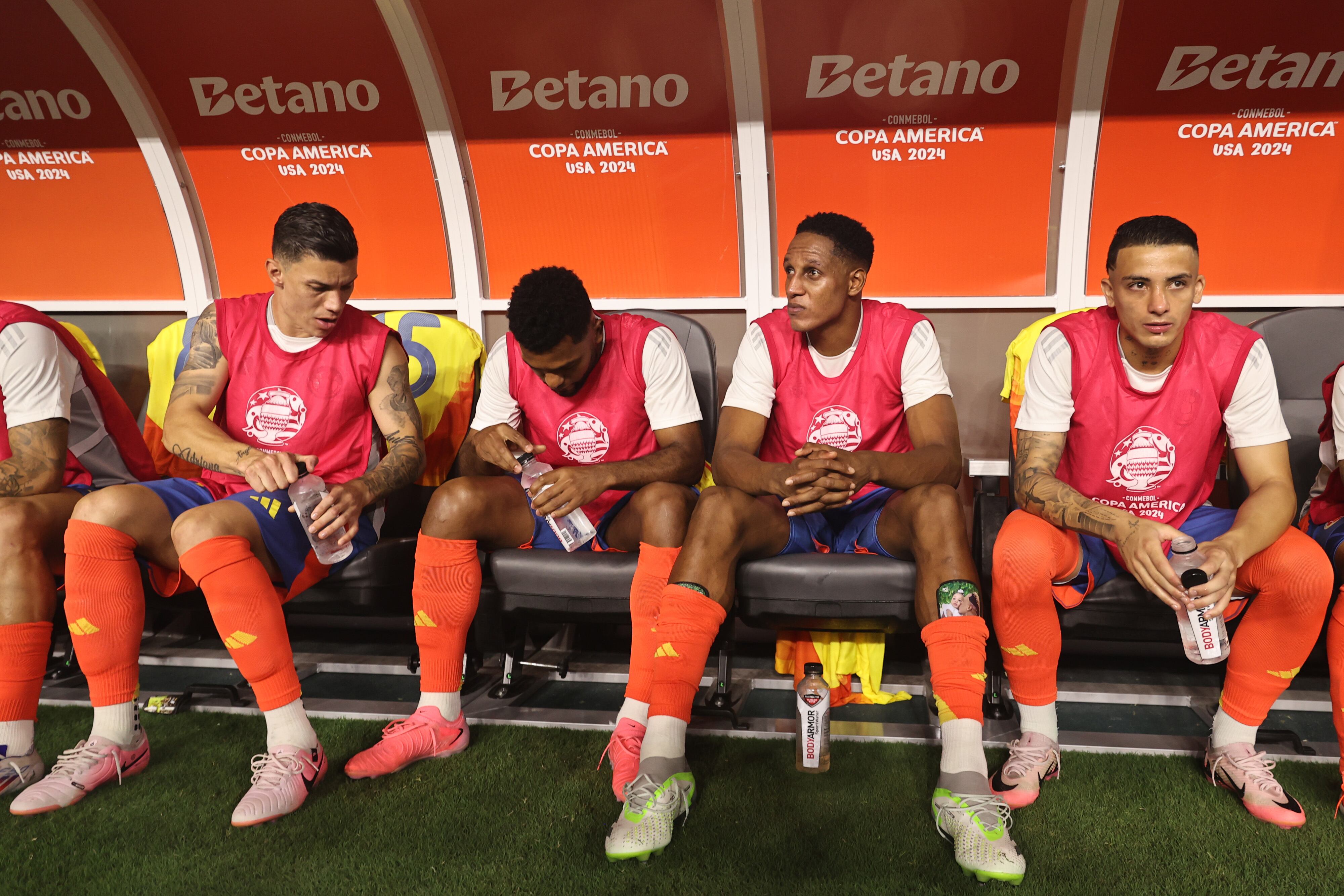 Banco técnico de la Selección Colombia en la Copa América 2024.