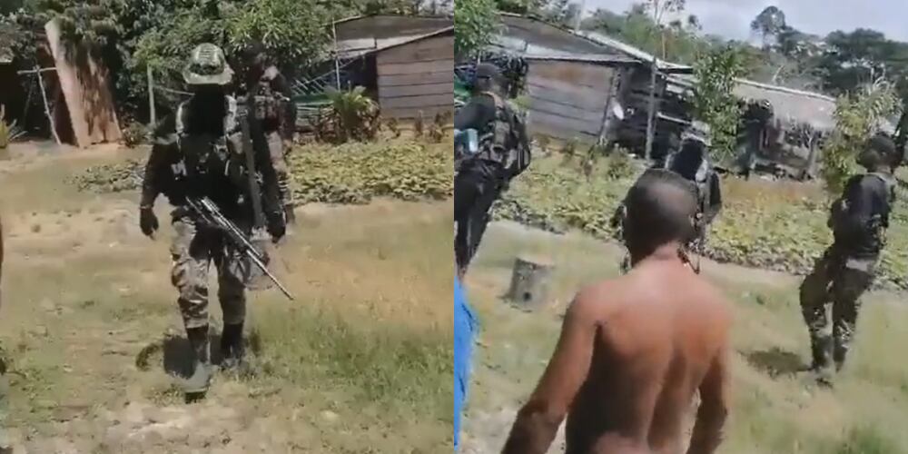 Los hombres armados serían militares de la Brigada XI del Ejército Nacional.