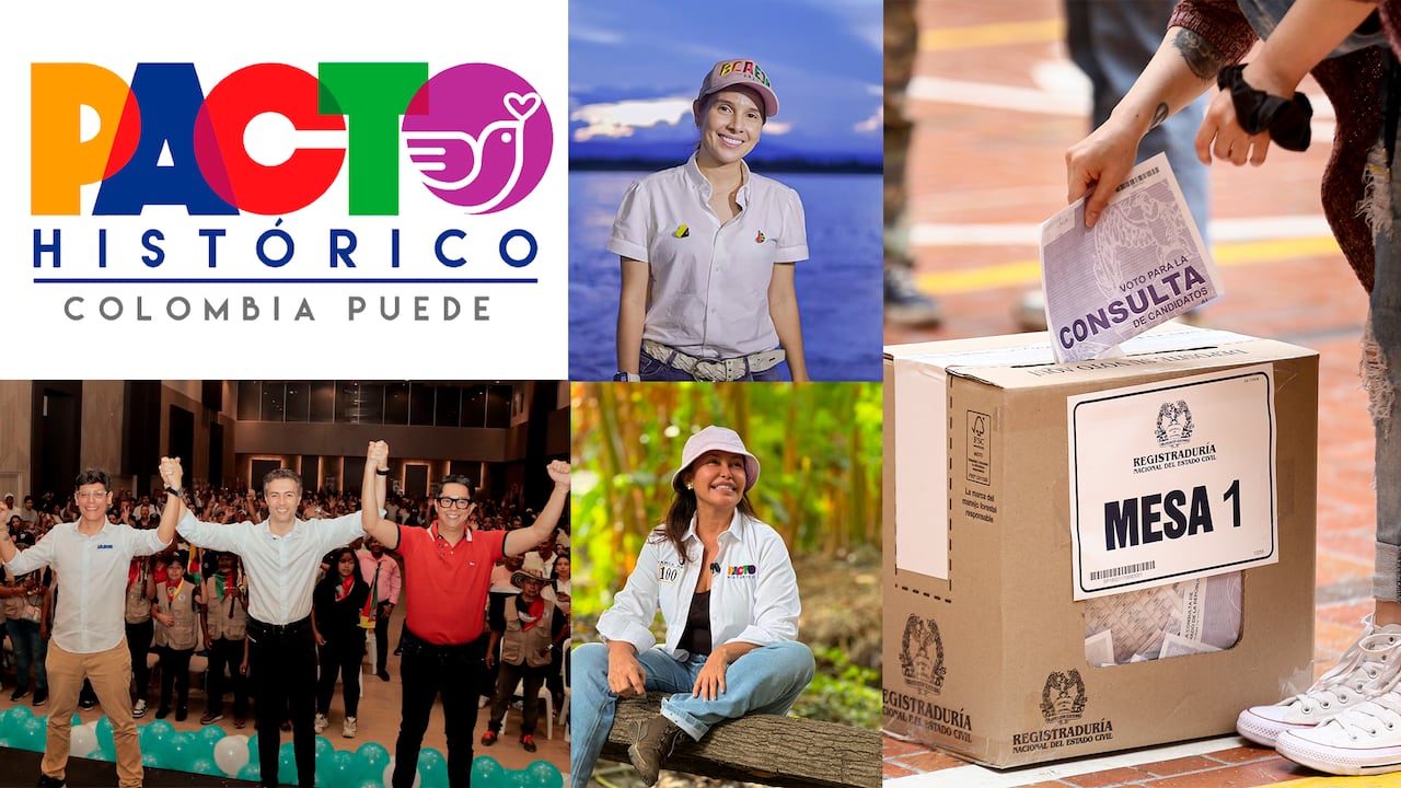 Laura Cristina Ahumada, Jaime Santamaría, Daniel Quintero, Pedro Flórez y Patricia Caicedo.