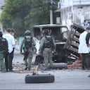 Ataque en Cúcuta con carrobomba en la madrugada de este sábado 1 de agosro, son más de quince policías heridos.