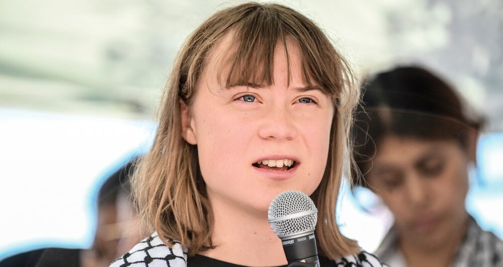 Greta Thunberg.