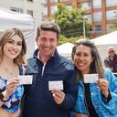 Candidato a la Alcaldía de Bogotá Diego Molano ejerce su derecho al voto